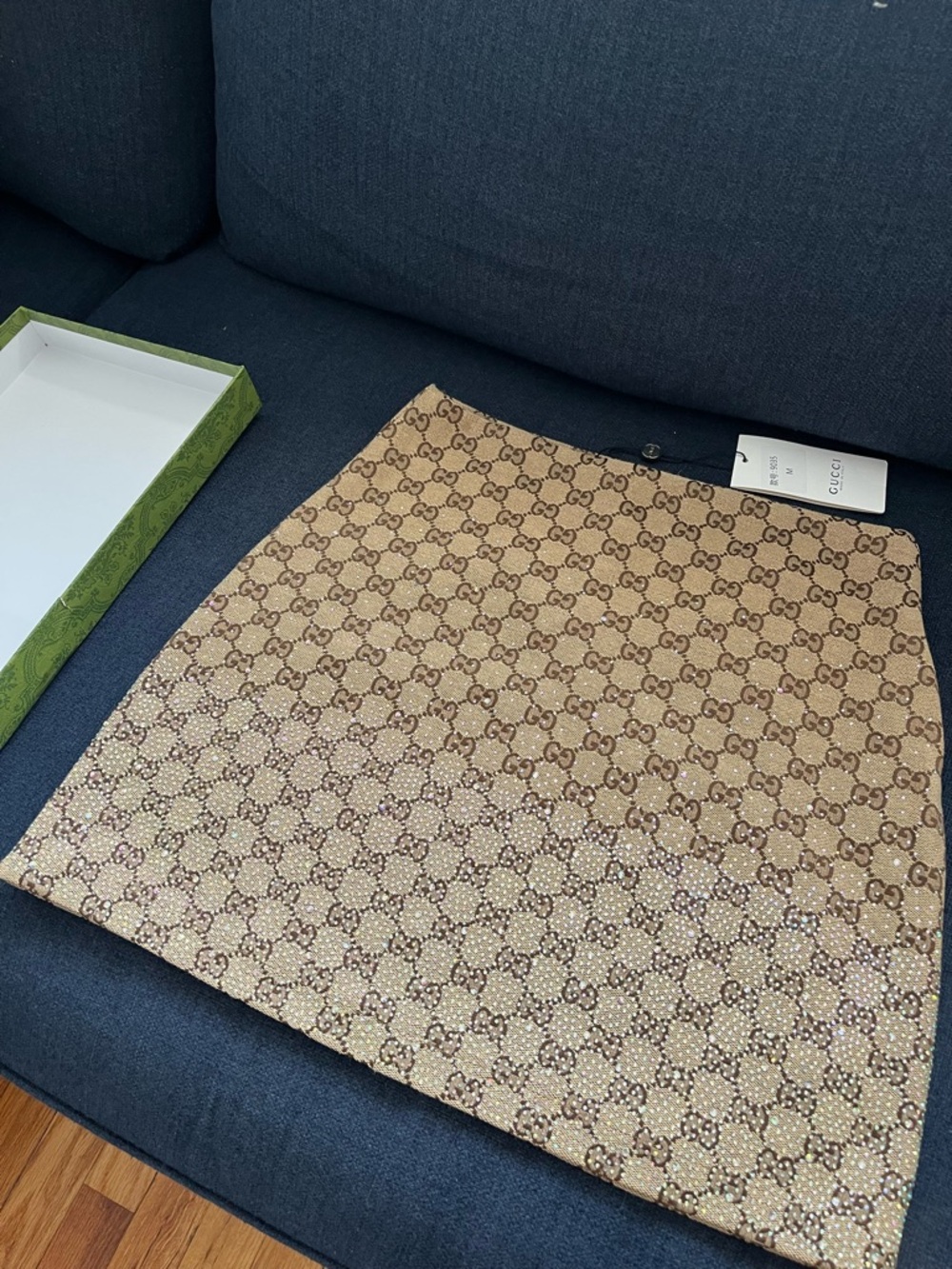 GG Monogram Sequin Mini Skirt